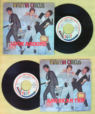 LP 45 7'' MARTIN CIRCUS Look around American trip 1980 italy VOGUE (QSM2)
