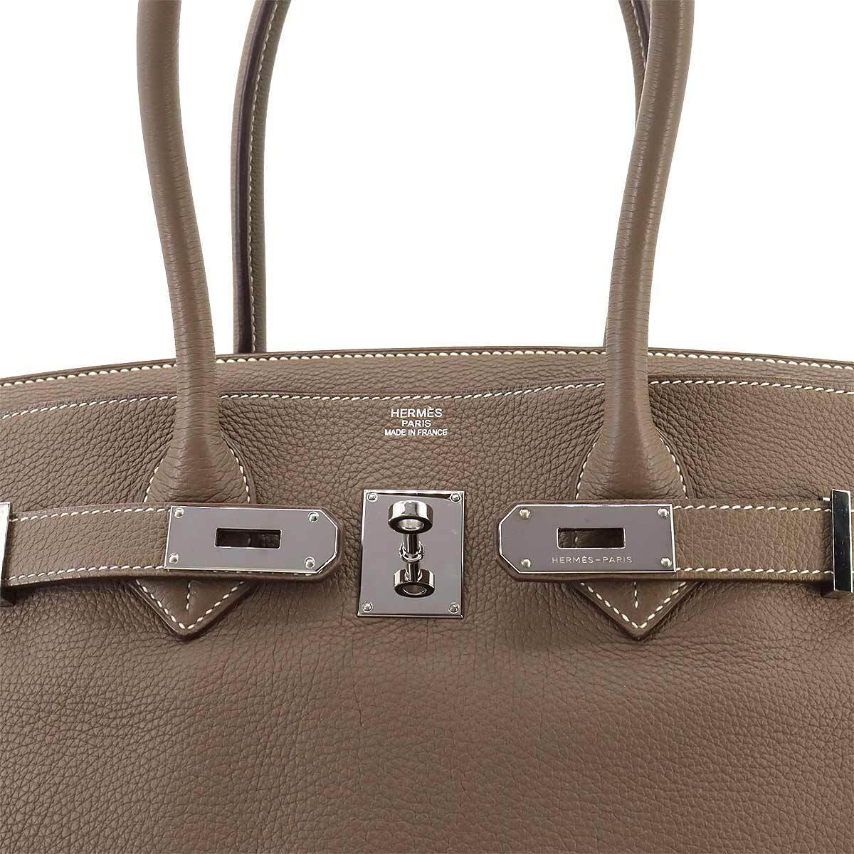 HERMES Shoulder Birkin 42 Hand Bag Togo Etoupe Purse HERMES Shoulder Birkin 42 Hand Bag Togo Etoupe Purse