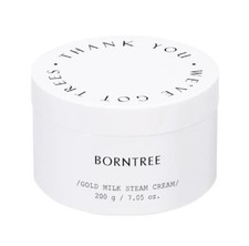 BORNTREE Gold Milk Steam Cream 200g