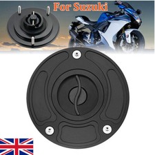 Black Keyless Fuel Gas Tank Cap For Suzuki SV650 SV650S SV1000 SV1000S 2003-13