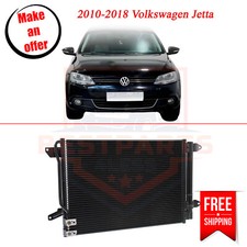 Kool Vue KVAC3889 A/C Condenser with Receiver Drier for 10-18 Volkswagen Jetta