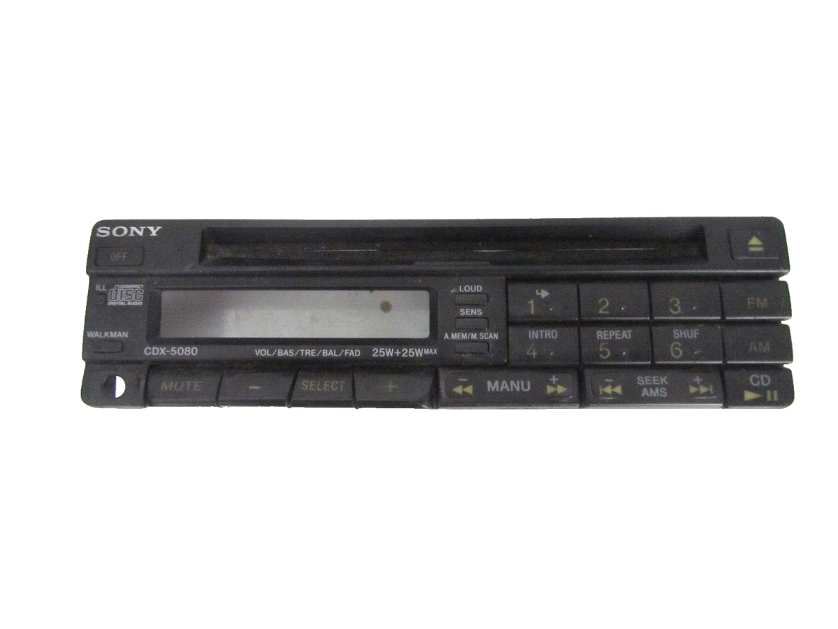 SONY CDX-5080 Car Stereo Front panel ASS'Y X-3362-610-1 | eBay