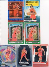 7- Ja'KOBE WALTER 2024-25 PANINI INSERT/PRIZM,GREEN PRIZM & BLUE SCOPE RC #D 99