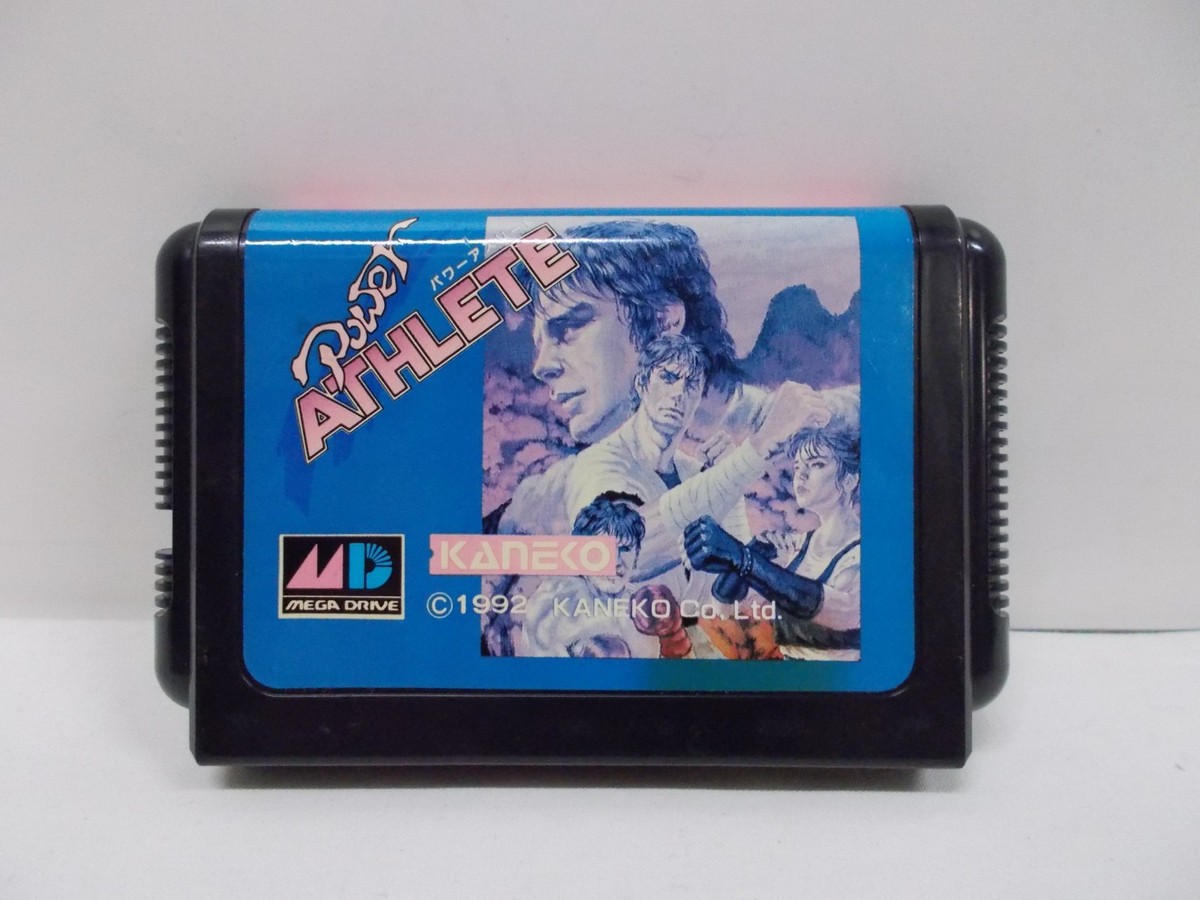 Mega-Drive Genesis -- Power Athlete / Deadly Moves -- JAPAN GAME