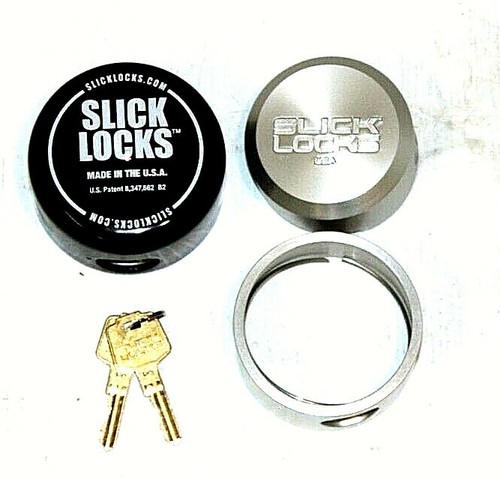 Slick Locks Spinner 360 - Puck Lock Protectors For Vehicle Security (2 Pack)