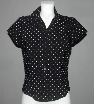 zara polka dot sleeve top