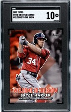 2022 Topps#48  Bryce Harper  Welcome to the Show SGC 10 GEM MINT