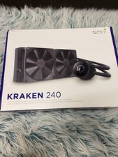 NZXT Kraken 240 2x120mm AiO Liquid CPU Cooler - Matte Black