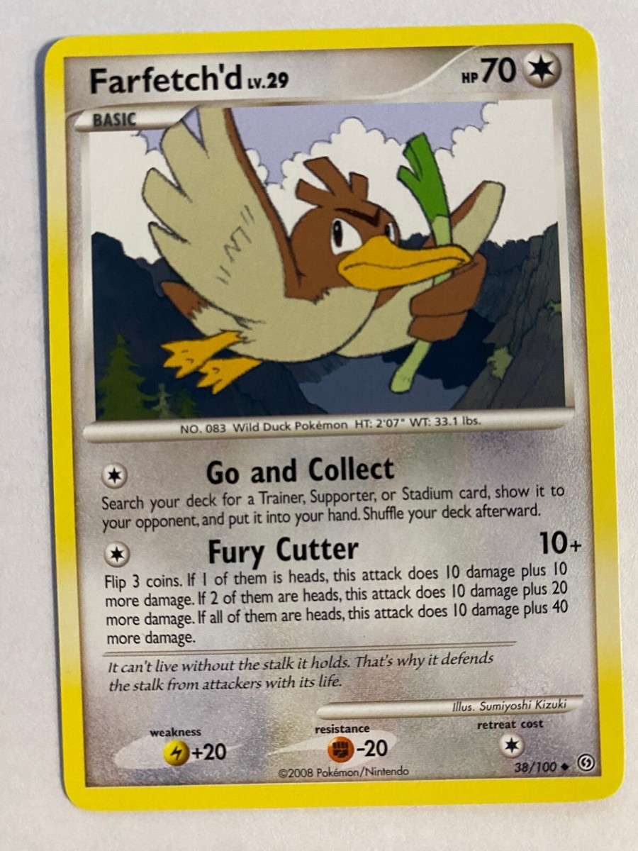 Farfetch'd 38/100 Pokémon Stormfront Unlimited NM/MINT 2008