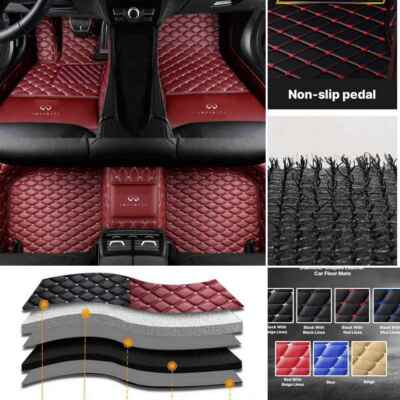 For Infiniti Q50 Q60 Q70 QX30 QX50 QX56 QX60 QX70 QX80 QX55 Car Floor Mats Auto