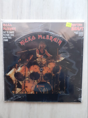 IRON MAIDEN NICKO MAC BRAIN ORIGINAL RHYTHM BEAST BILDSCHEIBE
