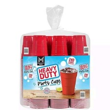 Member's Mark Heavy-Duty Plastic Cups, 18 oz Party Essentials, Choose Color & Ct