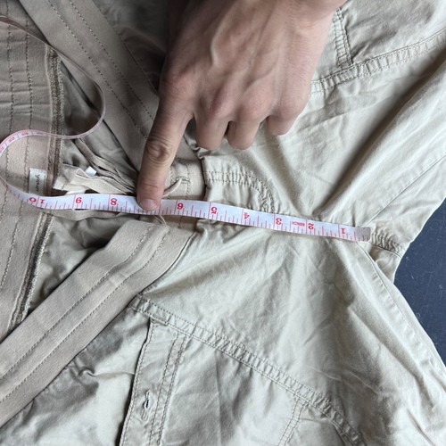 Old Navy Womens Maternity Cargo Pants Straight Leg Size M Beige Tan Casual - Picture 8 of 9