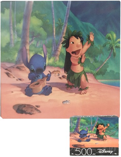 Disney Stitch 9-teilig 500 Puzzle N' Flasche Set mit DSE Bonus Mystery Handtuch - Bild 3 von 6