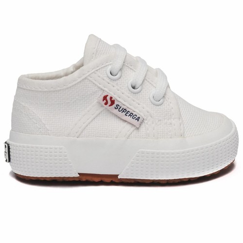 Scarpe da bambino Superga - Art. 2750 B- sneakers bianco con lacci | eBay