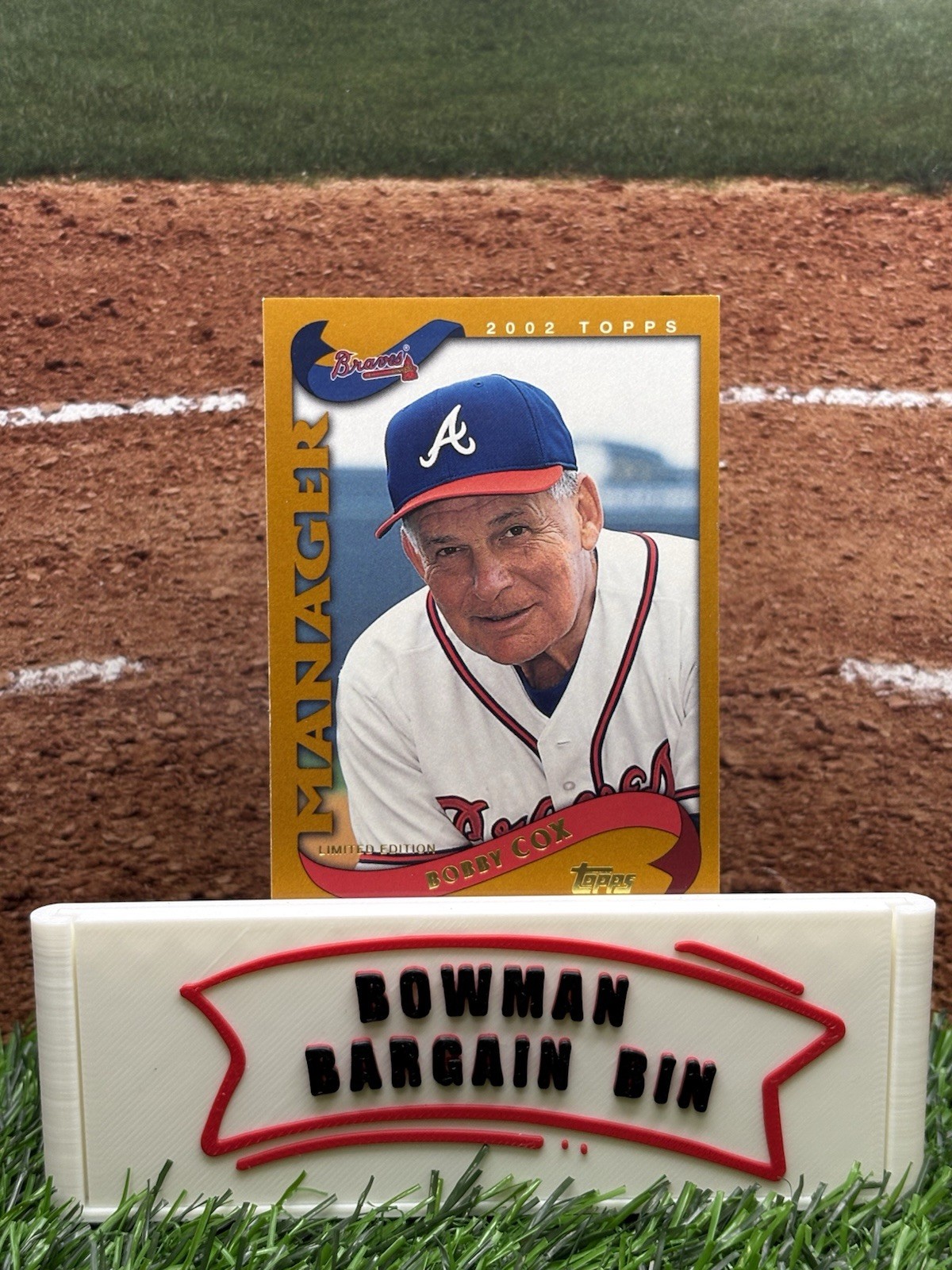 2002 Topps Tiffany Limited Edition PR /1950 Bobby Cox #285