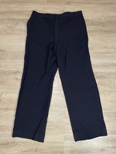 Vtg 90s Brooks Brothers Wool Dress Pants 34x29 USA Made Trousers Old Money black