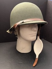 J.MURRAY, INC.1944 ORIG./CONVERTD US M-2 ‘D’ LOOP PARA HELMET & FIRESTONE LINER!