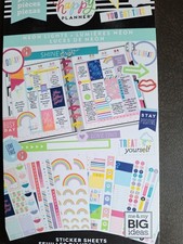 Happy Planner Value Pack Planner Stickers Neon Lights 922 Pcs