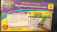 Power Pen Learning Cards Nonfiction  Fiction Reading Comprehension 3rd Grade
