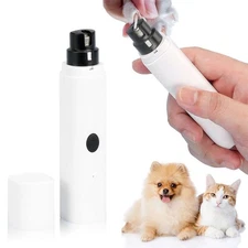 Electric Dog Cat Nail Grinder Pet Trimmer USB Charge Clipper Professional New