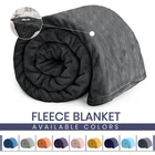 Thick & Warm Fleece Blanket Throw Soft Reversible Blankets for Sofa Bed Couch