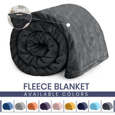 Thick  Warm Fleece Blanket Throw Soft Reversible Blankets for Sofa Bed Couch