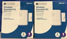 Wireless Doorbell Kit 2 CHIMES plug-in Utilitech EASY INSTALL 2 PACK