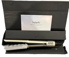 Supgaliy Ion Hair Straightener GOLD NEW OPEN BOX 