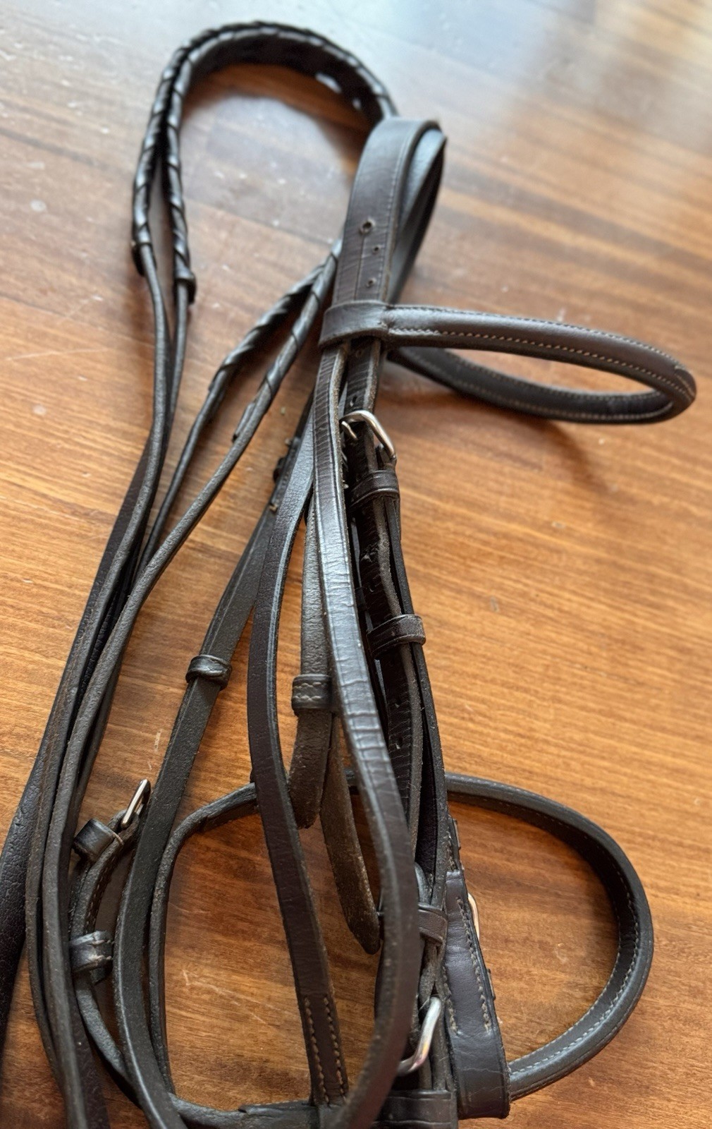 GATSBY Cob Fancy Stitched Bridle With Laced Reins Great Used Condition