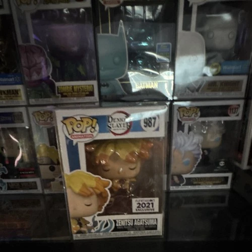 Funko Pop Zenitsu Agatsuma Demon Slayer #987 Exclusive Pop! Vinyl Figure