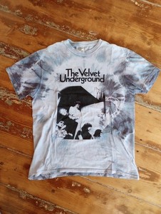 VELVET UNDERGROUND Tie Dye Shirt Lou Reed Andy Warhol Nico Comfort Colors