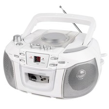HX-338CD CD Boombox, AM/FM Radio, Cassette Recorder, Records from CD or Radio...