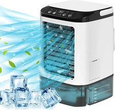 Portable Air Cooler 900ml – Mini Air Conditioner Fan with Humidifier