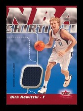 2003-04 Fleer Focus: #NS-DN Dirk Nowitzki NBA Shirtified GW Relic NR-MINT