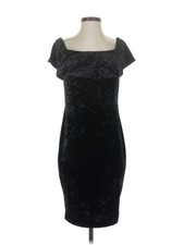 H By Halston Women Black Cocktail Dress S
