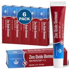 Zinc Oxide Ointment for Adults and Babies -1 Oz Diaper Rash Ointment, 6 Pack - S
