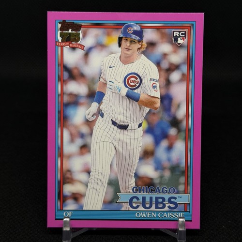 2026 Topps Series 1 Owen Caissie Pink (RAW)