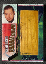 2020-21 President's Choice Game-Used StickRack Paddle Down PD-24 Glenn Hall 2/5
