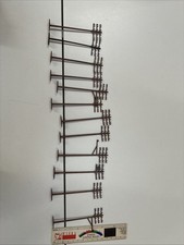 HO Scale Brown Telephone Utility Poles Lot of 12 Railroad Scenery