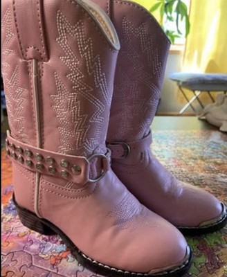 Durango pink with rhinestones cowgirl boots size 9.5