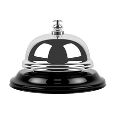 Anyongora Bell for Desk, Loud & Clear Call Service Bell, Standard, Silver