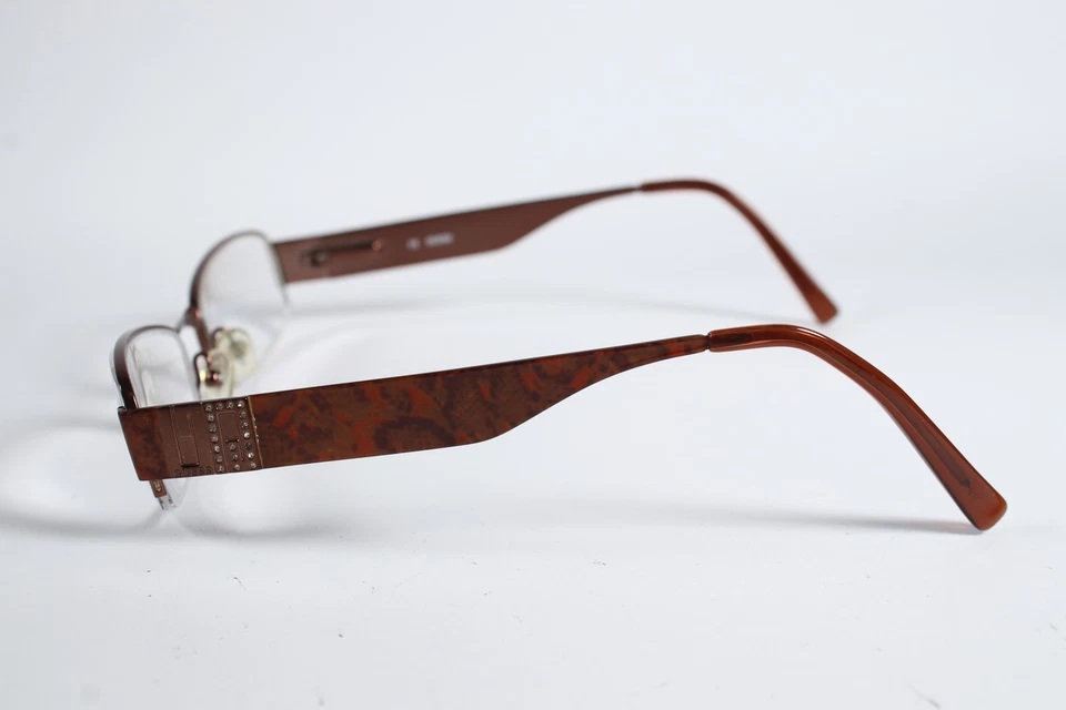 Guess Eyeglasses GU 1584ST Womens Purple Semi-Rimless Metal Glasses Frames 52 mm - Image 3 of 4