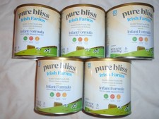 Set of 5 Similac Pure Bliss Irish Farms Infant Formula 24.7 oz Cans Exp 07/27