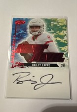 2022 SAGE High Series - Next Level Signatures Bailey Zappe #NLS-BZ Red (AU, RC)