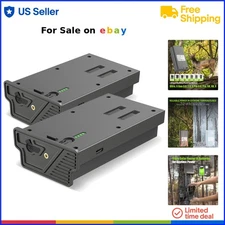 Rechargeable Lithium Battery Pack 6000mAh for Reveal Hunting Cameras Solar Co...