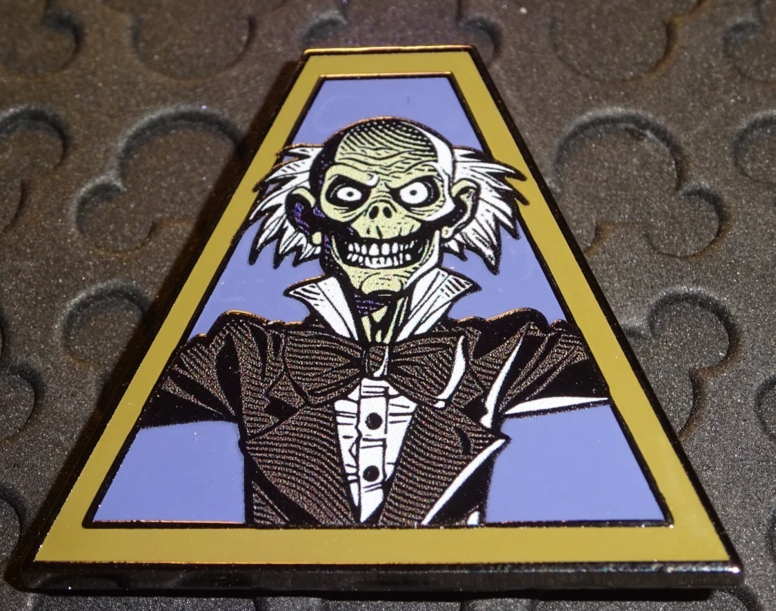 Disneyland Haunted Mansion Mystery Puzzle Room Ezra Hitchhiking Ghost Pin