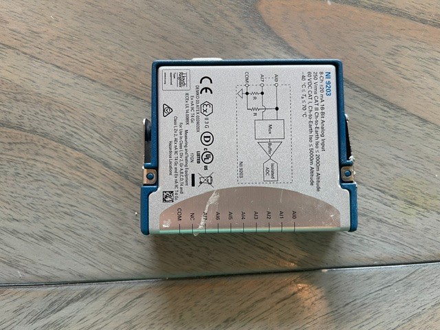 National Instruments NI 9203 8-Channel Analog Current Input Module