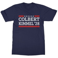Colbert Kimmel 2028 Funny Election Style Unisex T-Shirt