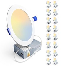 Dimmable 6 Inch LED Recessed Ceiling Light Fixtures 2700K-5000K 5CCT